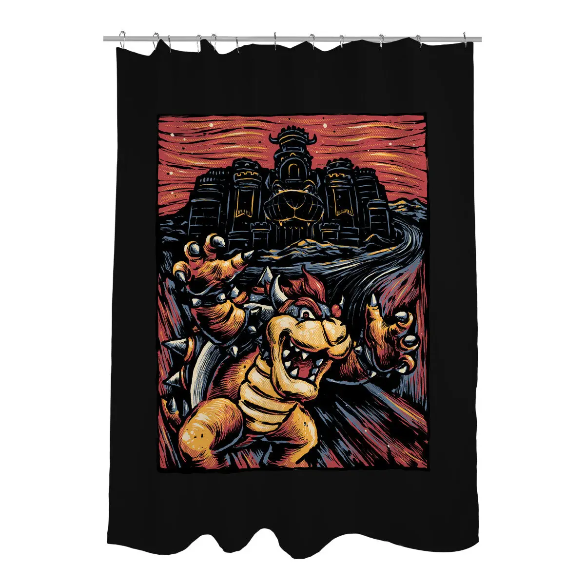 Scream For The Princess Shower Curtains