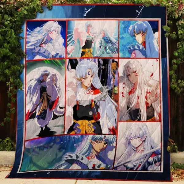Sesshomaru Anime Quilt Blanket