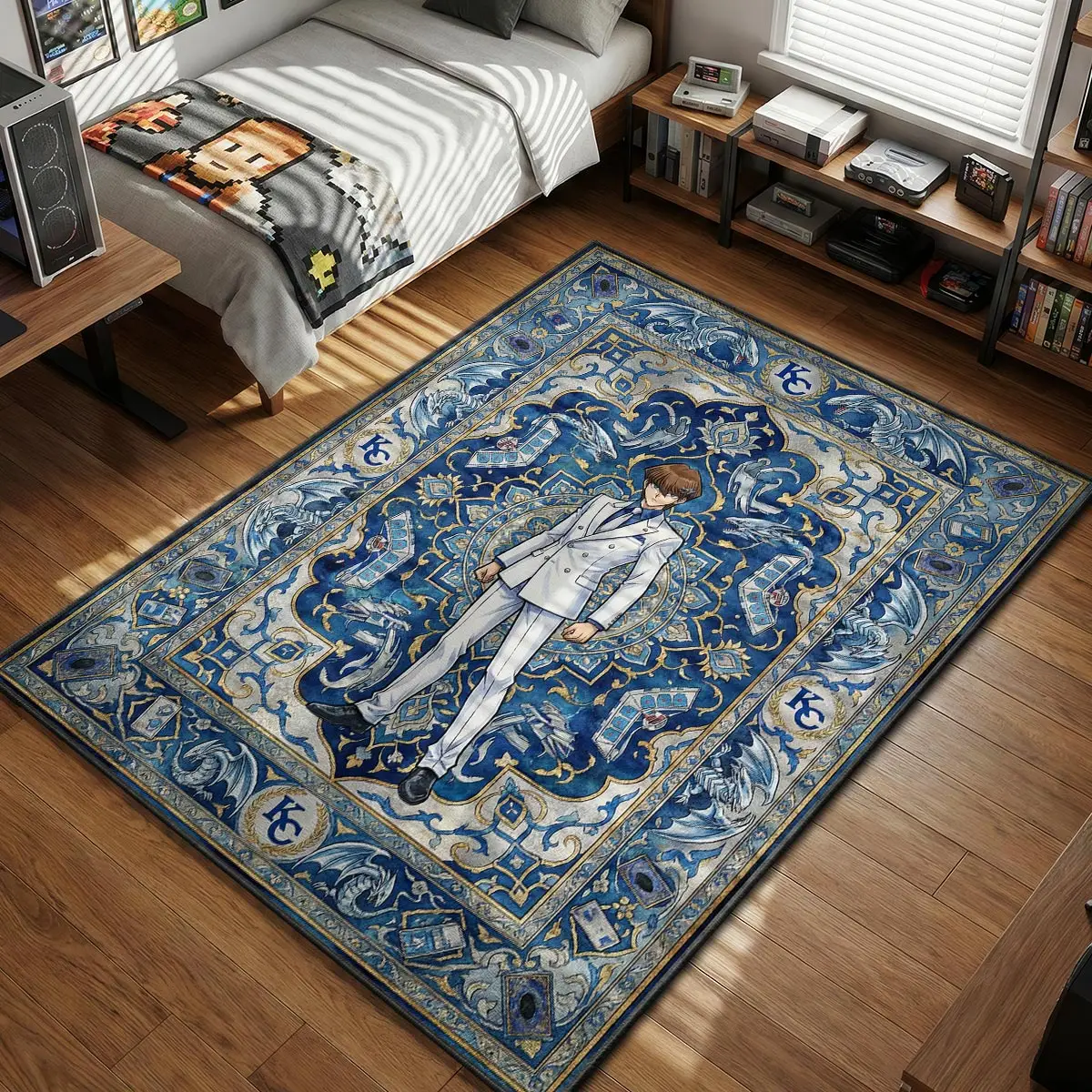 Seto Kaiba White Suit Rug - Yu-Gi-Oh! Chair Mat