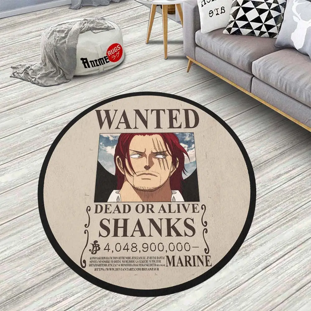 Shanks Round Rug Custom Anime Room Mats