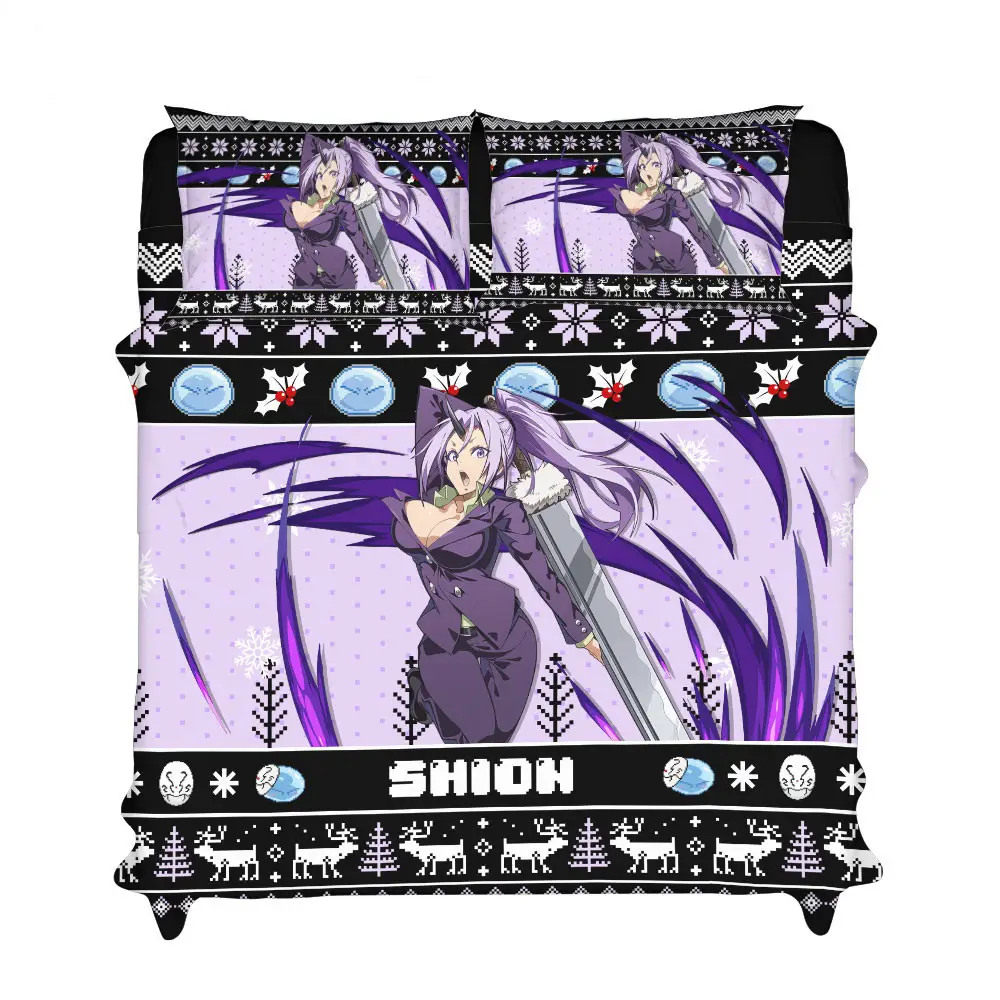Shion Xmas Bedding Set Bed Room Home Decor For Anime Fans