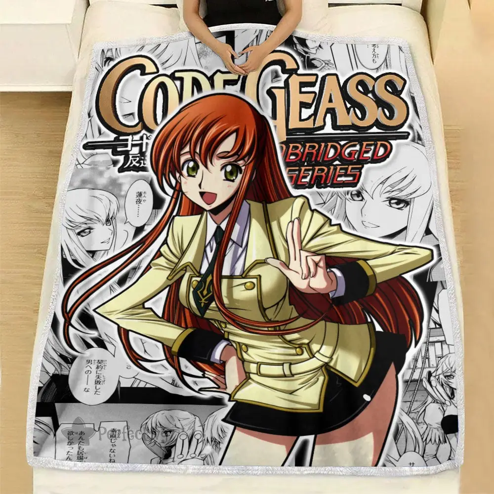 Shirley Fenette Blanket Custom Code Geass Anime Manga Bedding Room