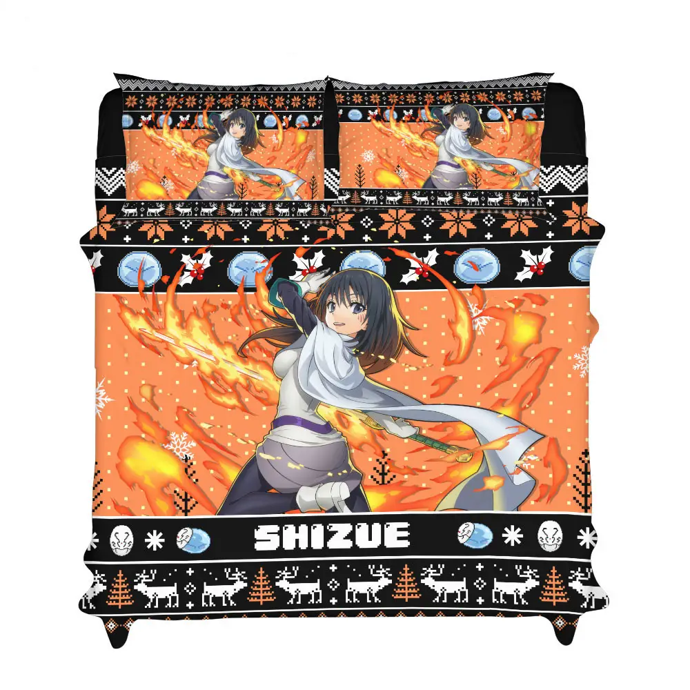 Shizue Izawa Xmas Bedding Set Bed Room Home Decor For Anime Fans