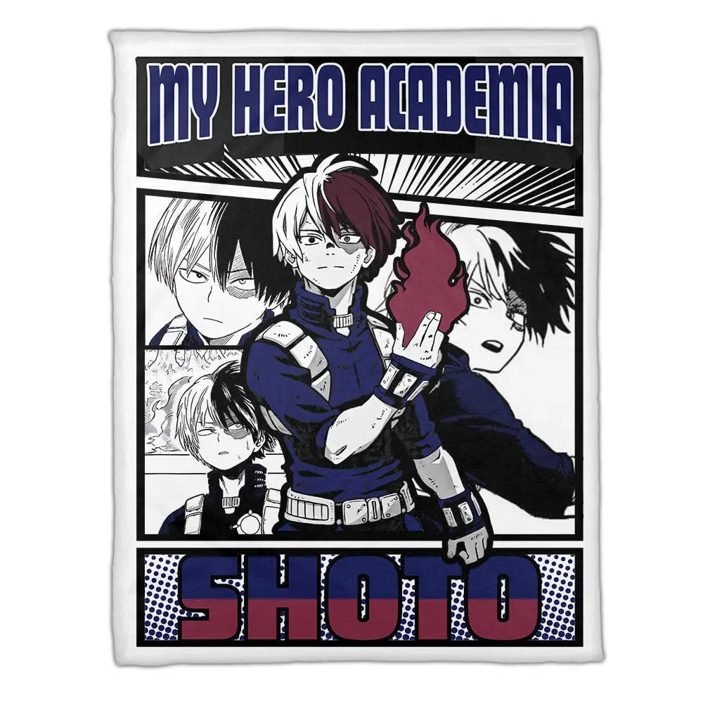 Shoto Todoroki Blanket Custom Anime