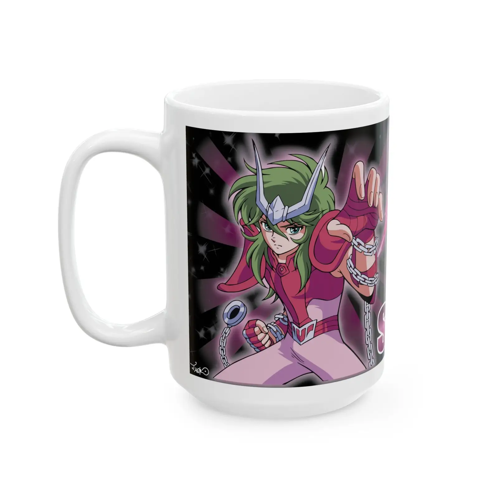 Shun Ceramic Coffee Mug - Vibrant Anime Design - Perfect Gift for Fans