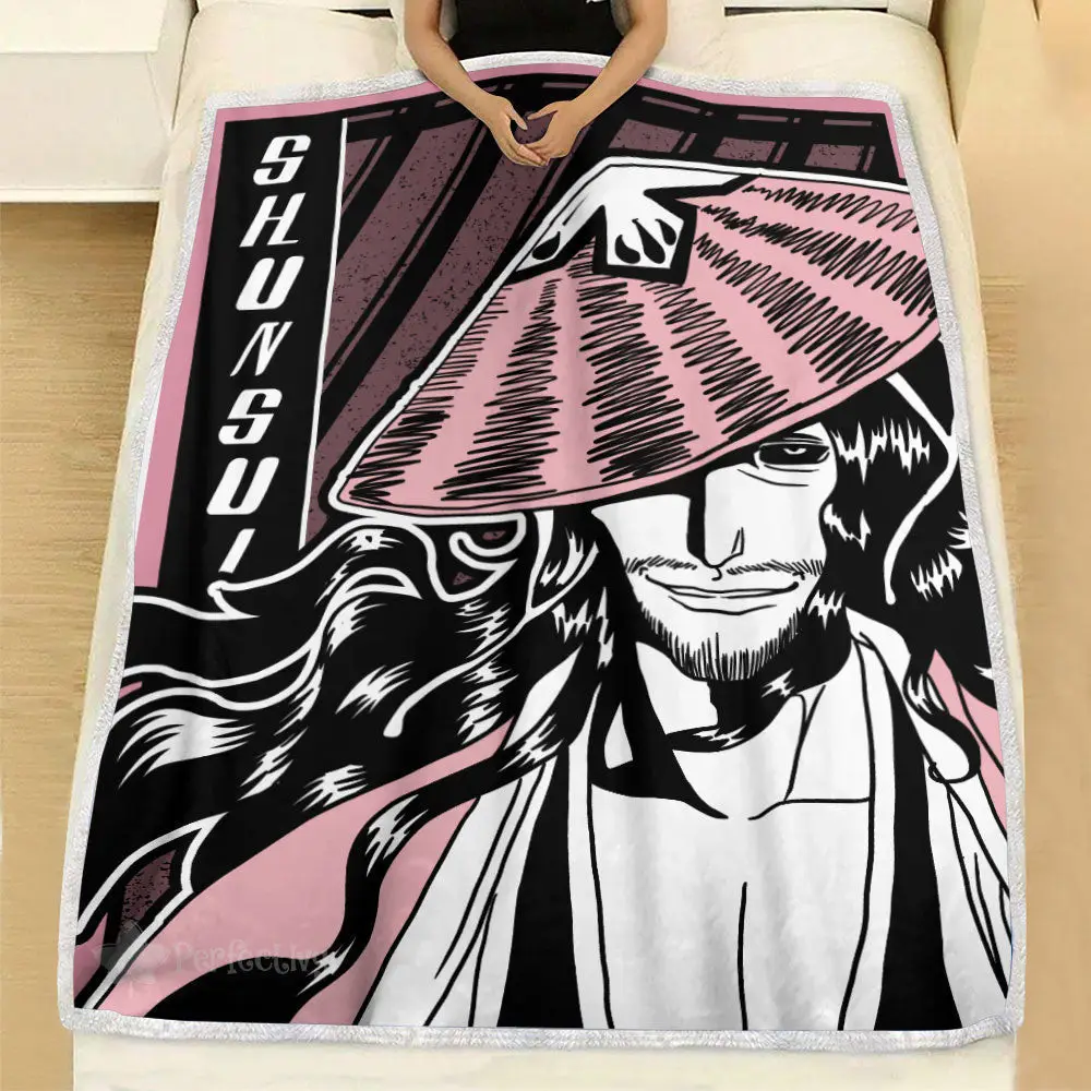 Shunsui Kyoraku Blanket Custom Bleach Anime