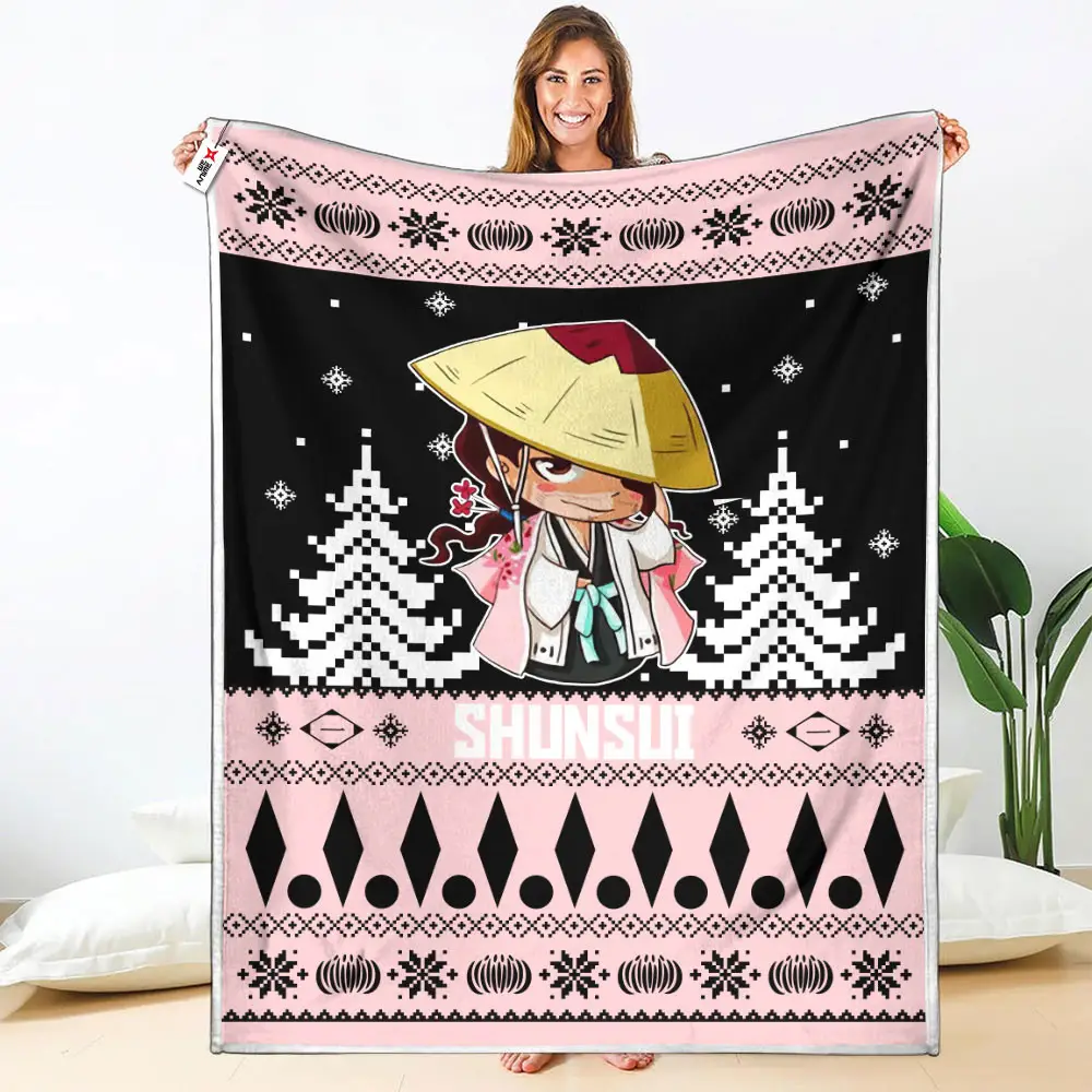 Shunsui Kyoraku Blanket Custom Bleach Anime