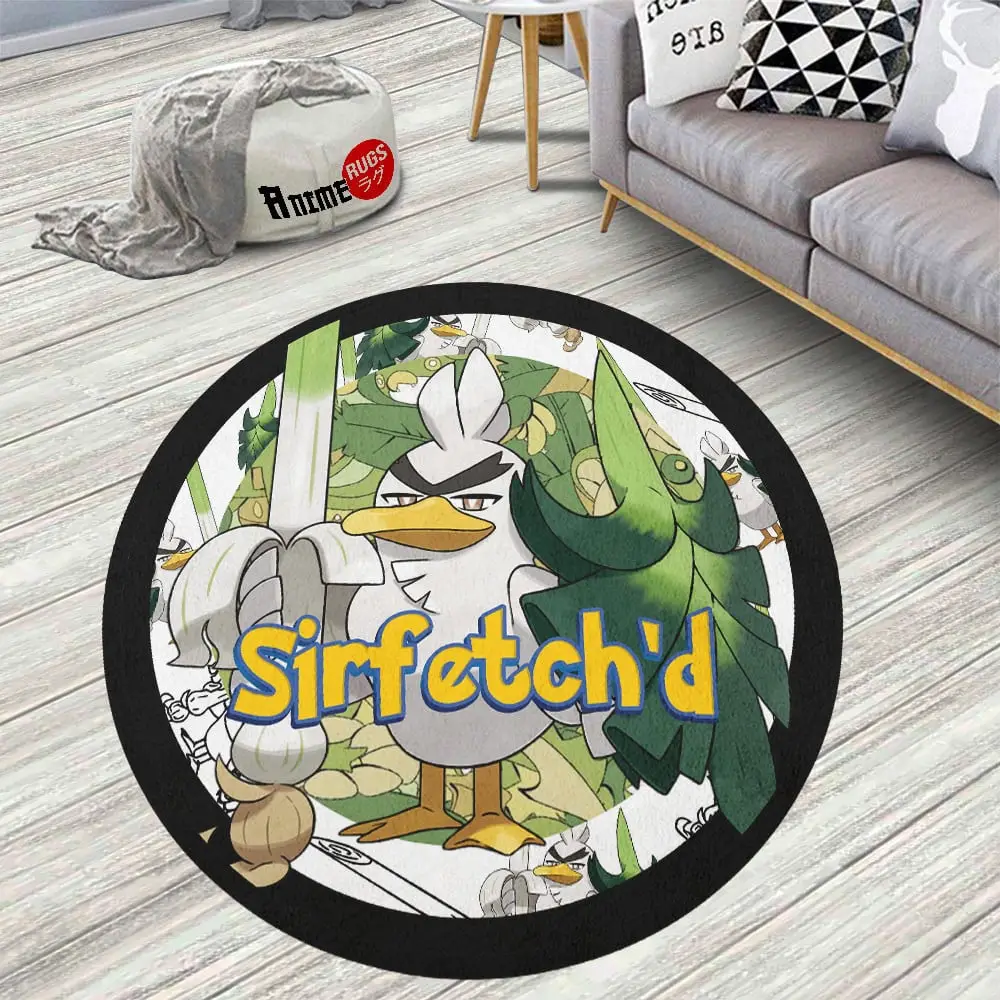 Sirfetch'd Skid-Proof Round Rug