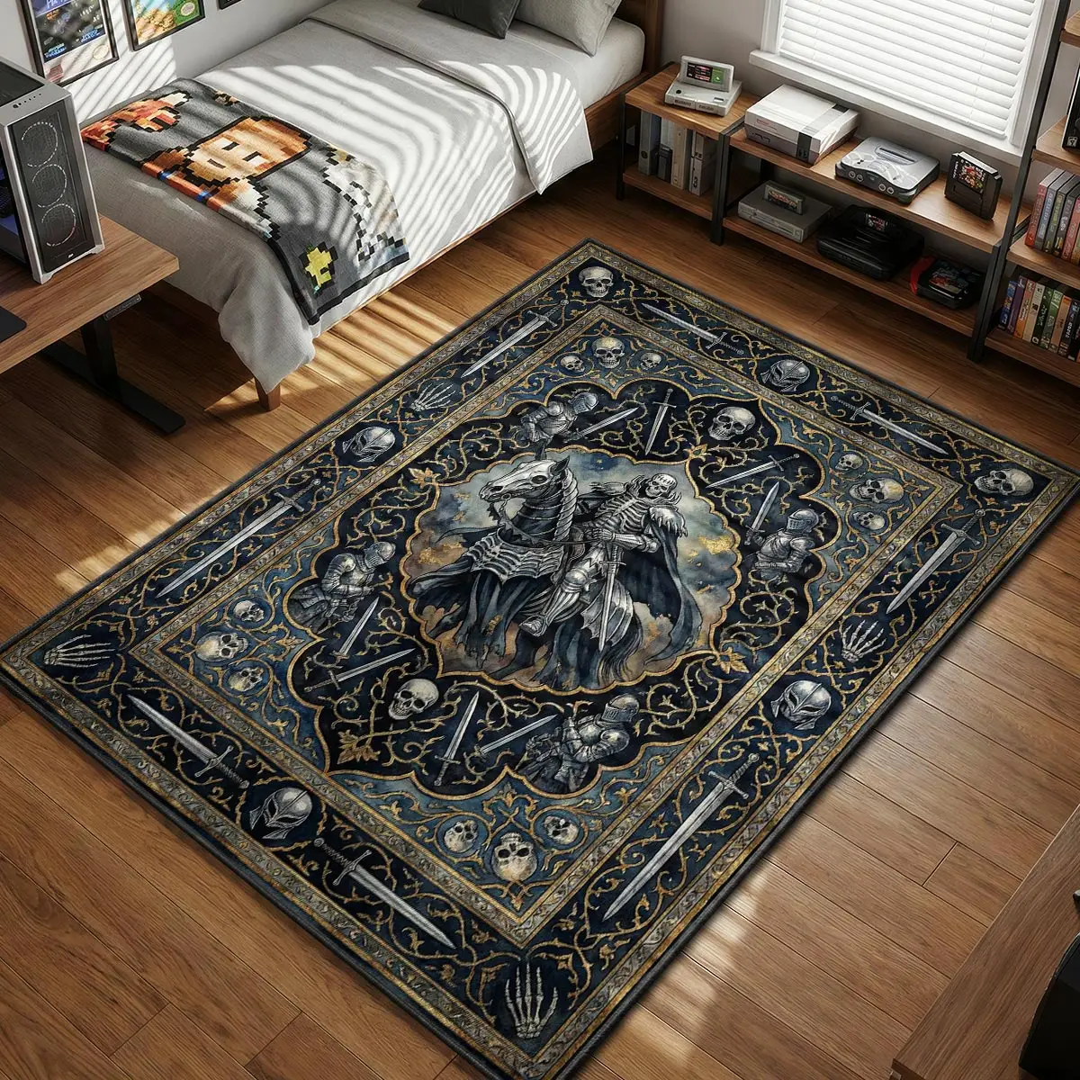 Skull Knight Harbinger Rug - Berserk Chair Mat