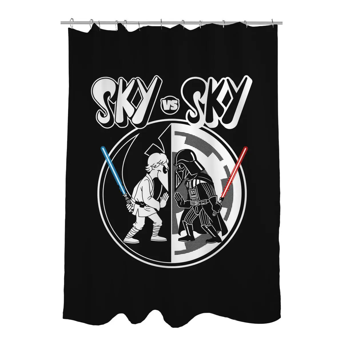 Sky Vs Sky Shower Curtains
