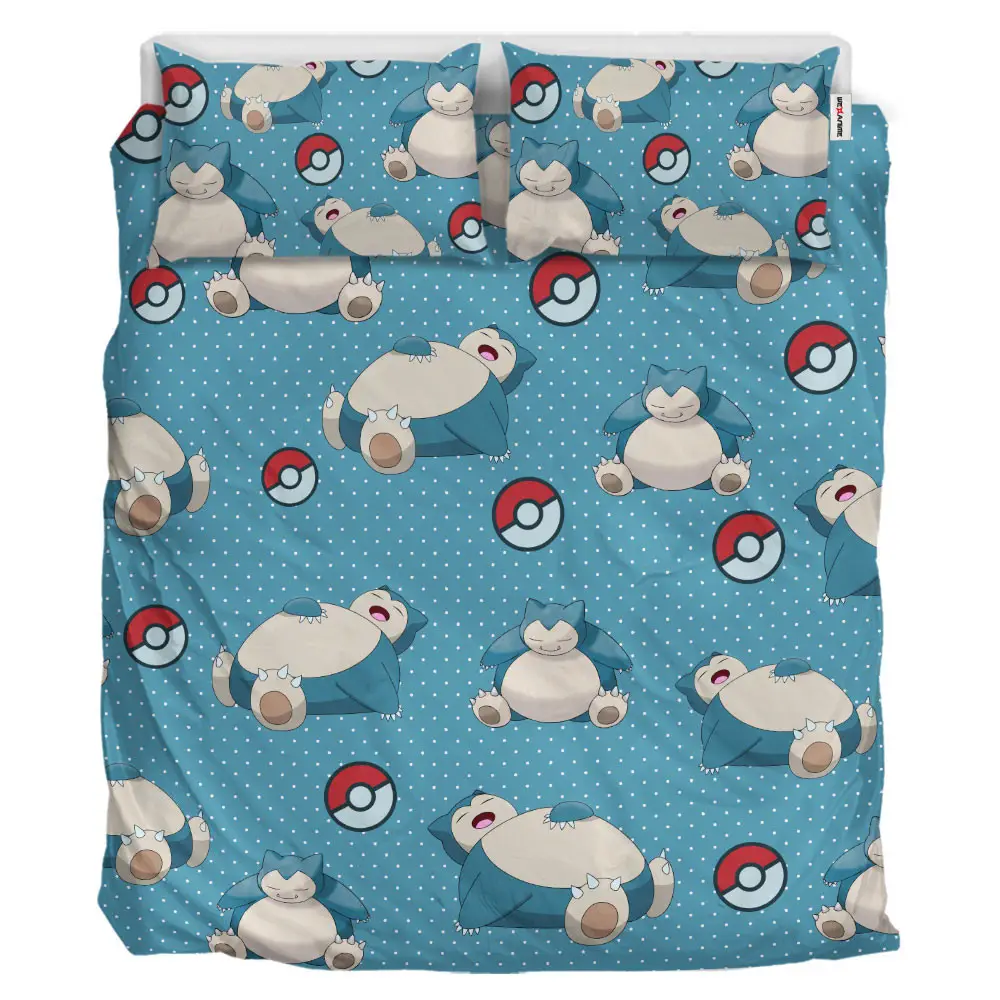 Snorlax Custom Anime Bedding Set