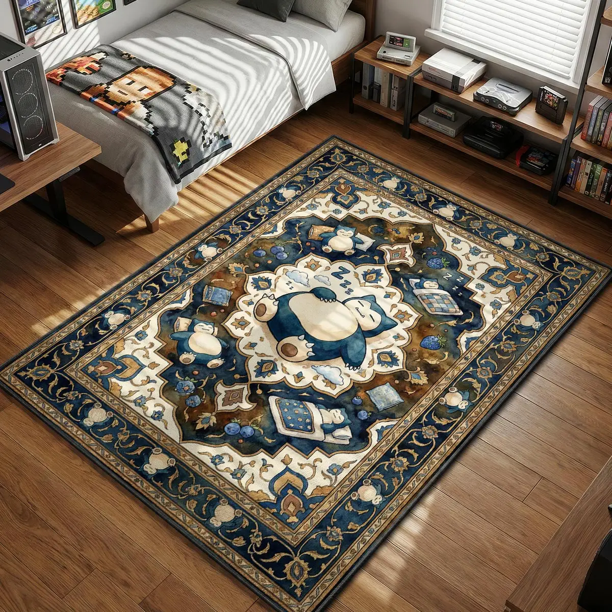 Snorlax Sleeping Rug - Pokemon Chair Mat