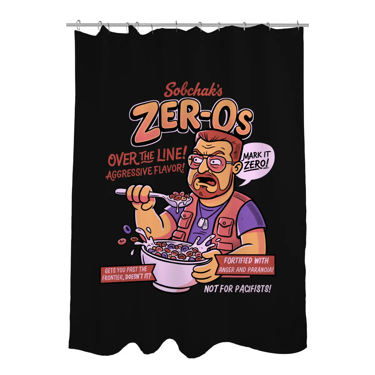 Sobchak's Zeros Shower Curtains