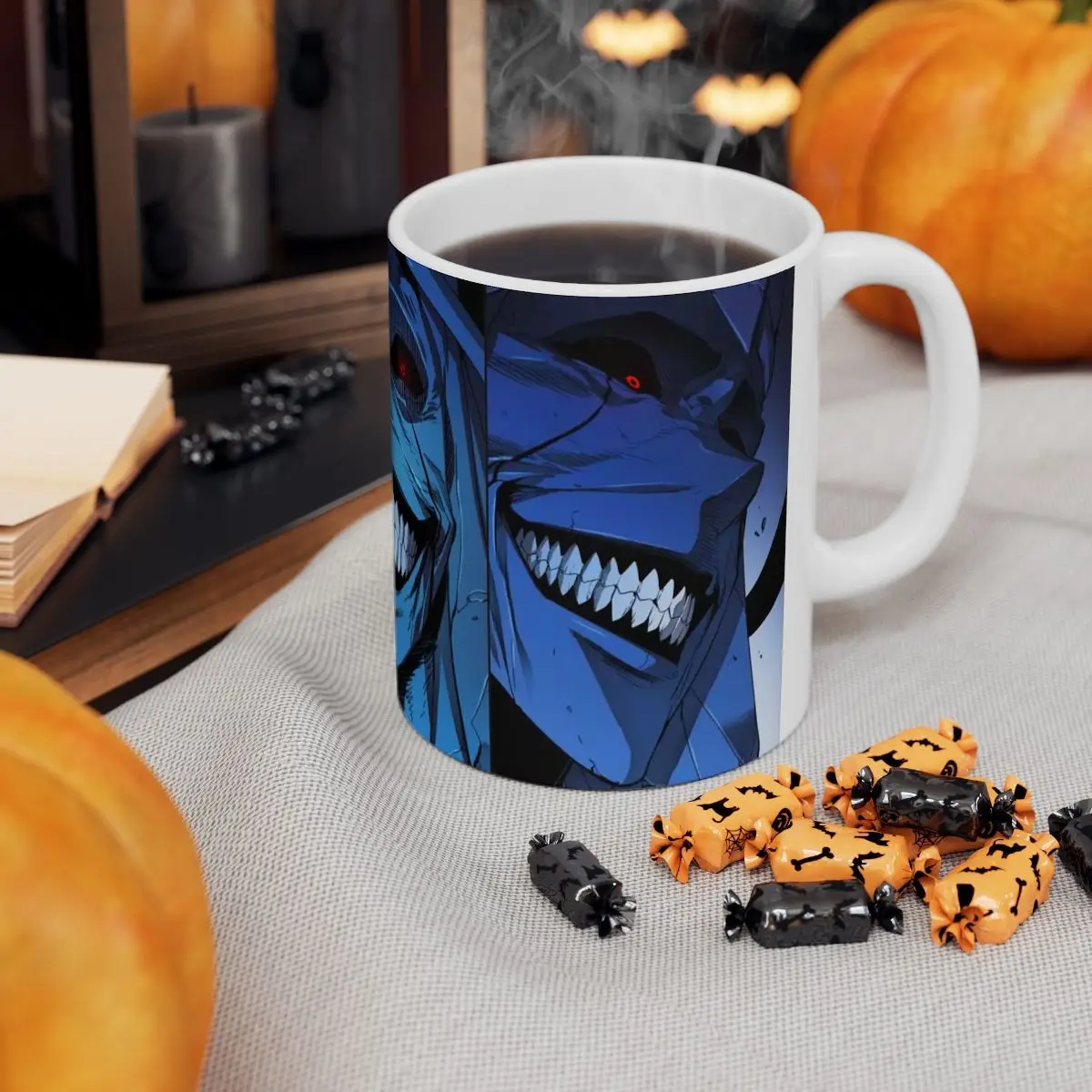 Solo Leveling Mug Anime Coffee Cup for Manga Fans Statue of God