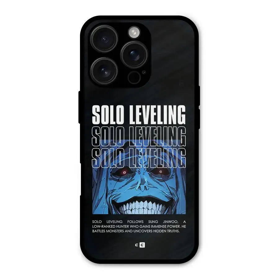Solo Leveling Typo Shockproof Hybrid Protection Back Case Cover