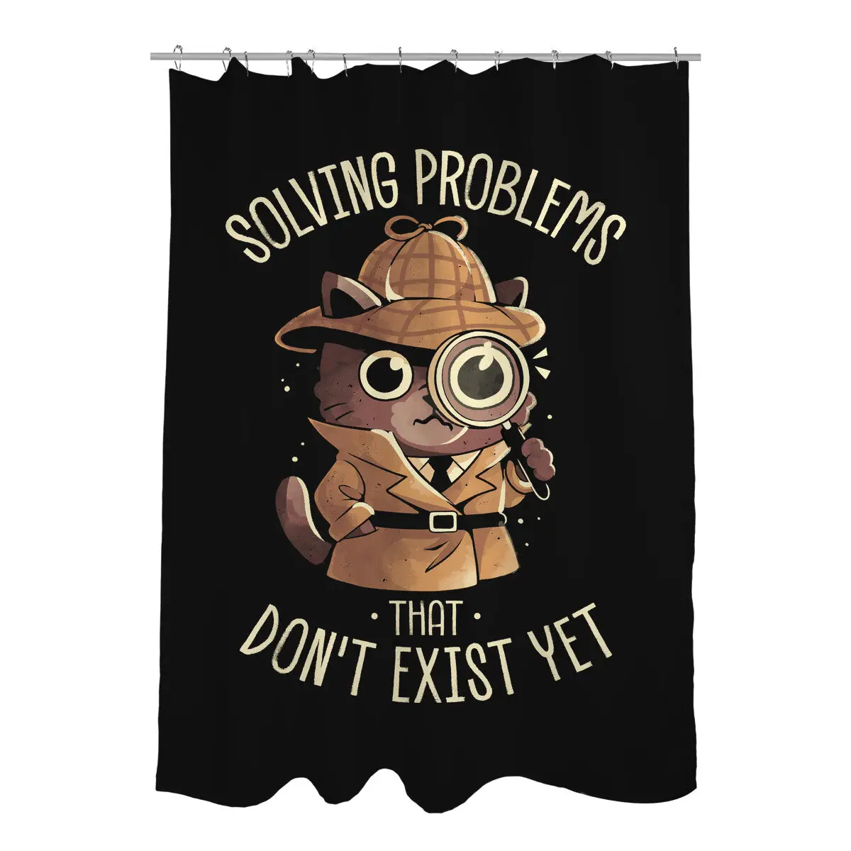 Solving Problems That Don't Exist Yet Shower Curtains