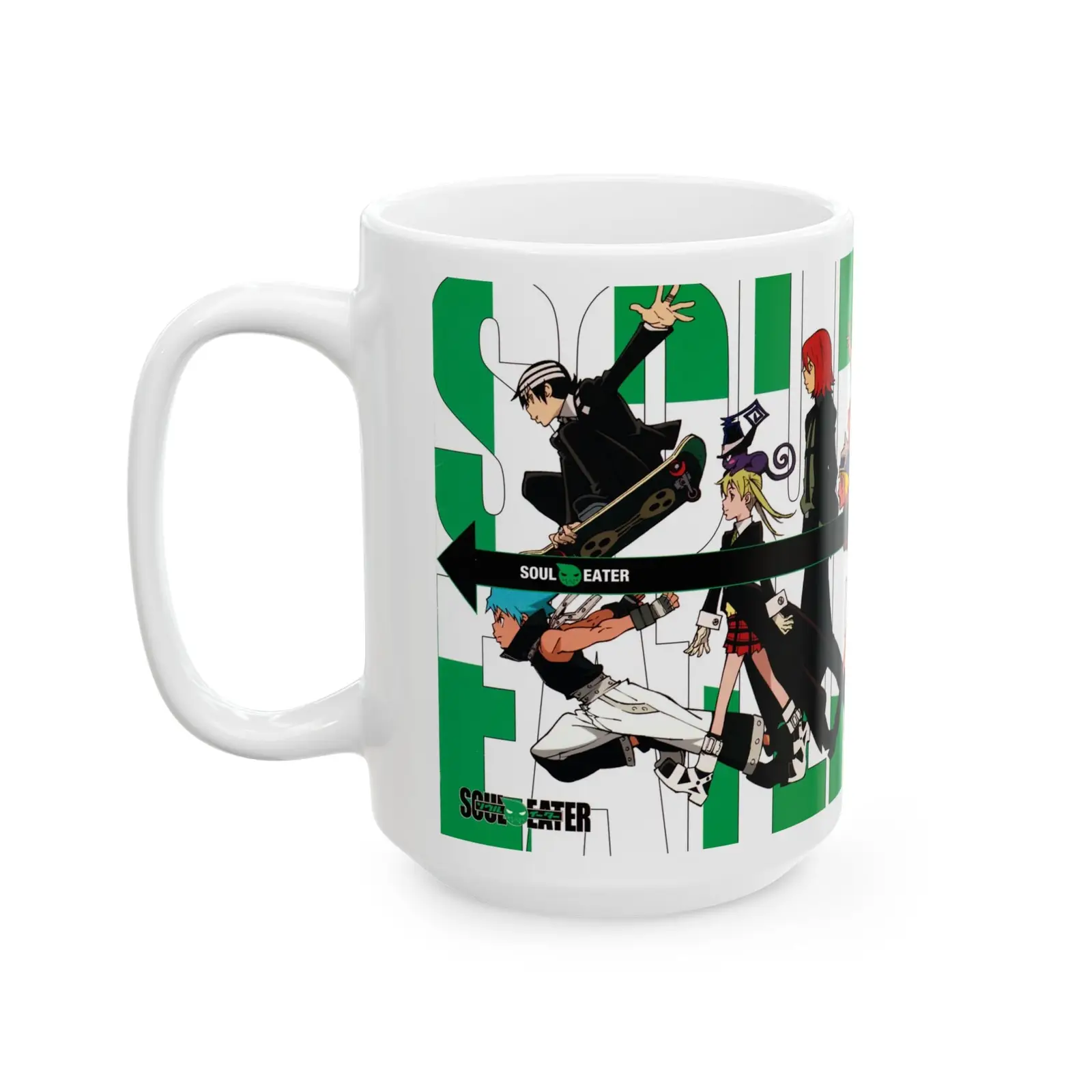 Soul Eater Ceramic Mug - Anime-Inspired Coffee Cup for Fans
