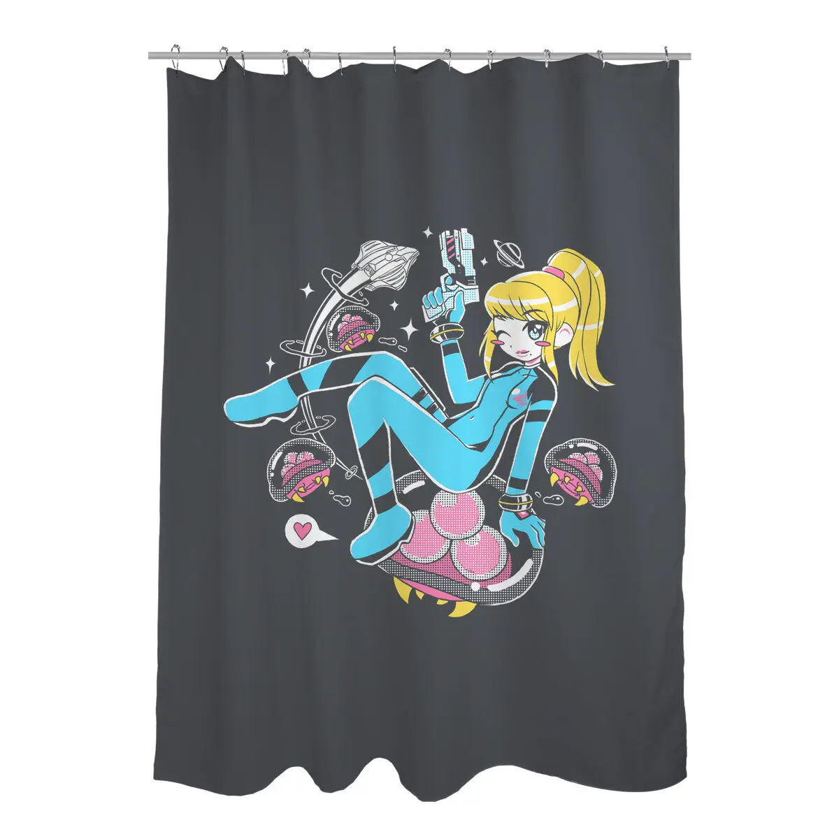 Space Mama Shower Curtains