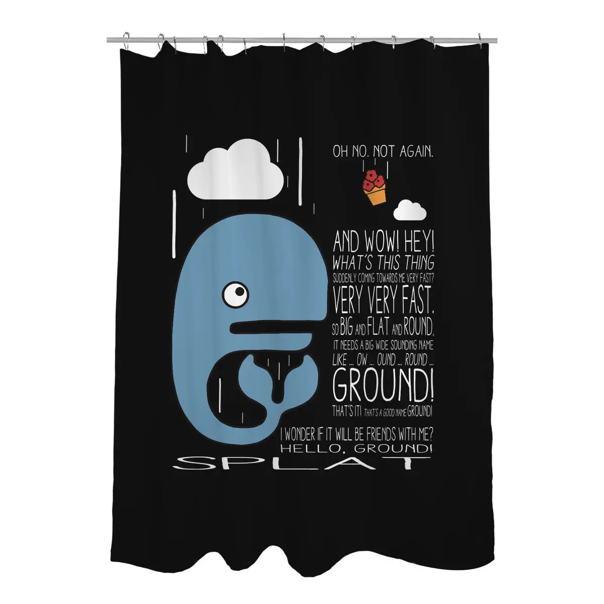 Splat! Shower Curtains