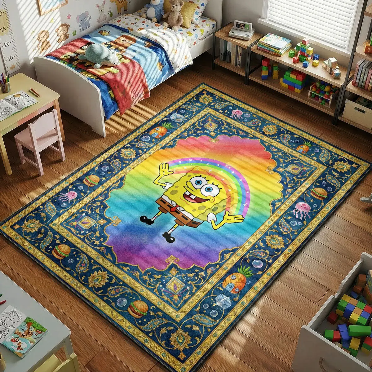 SpongeBob Imagination Rug — SpongeBob Cartoon Area Rug