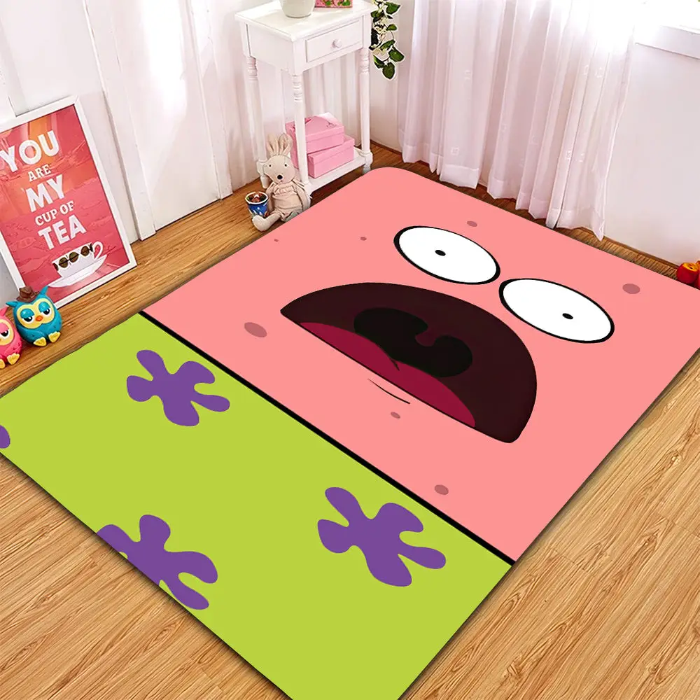 Spongebob Patrick Star Rectangular Area Rug