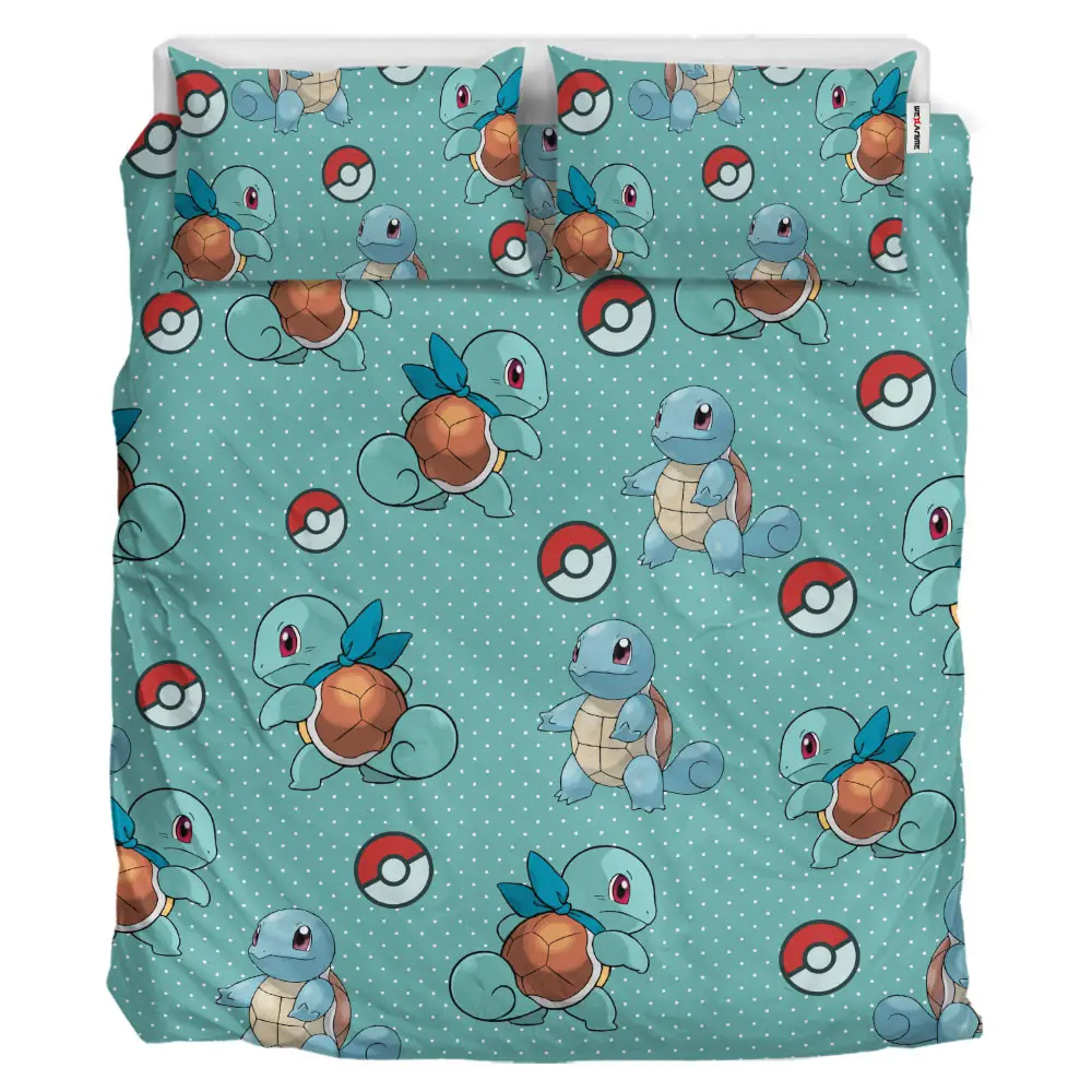 Squirtle Custom Anime Bedding Set