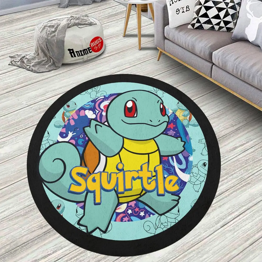 Squirtle Skid-Proof Round Rug