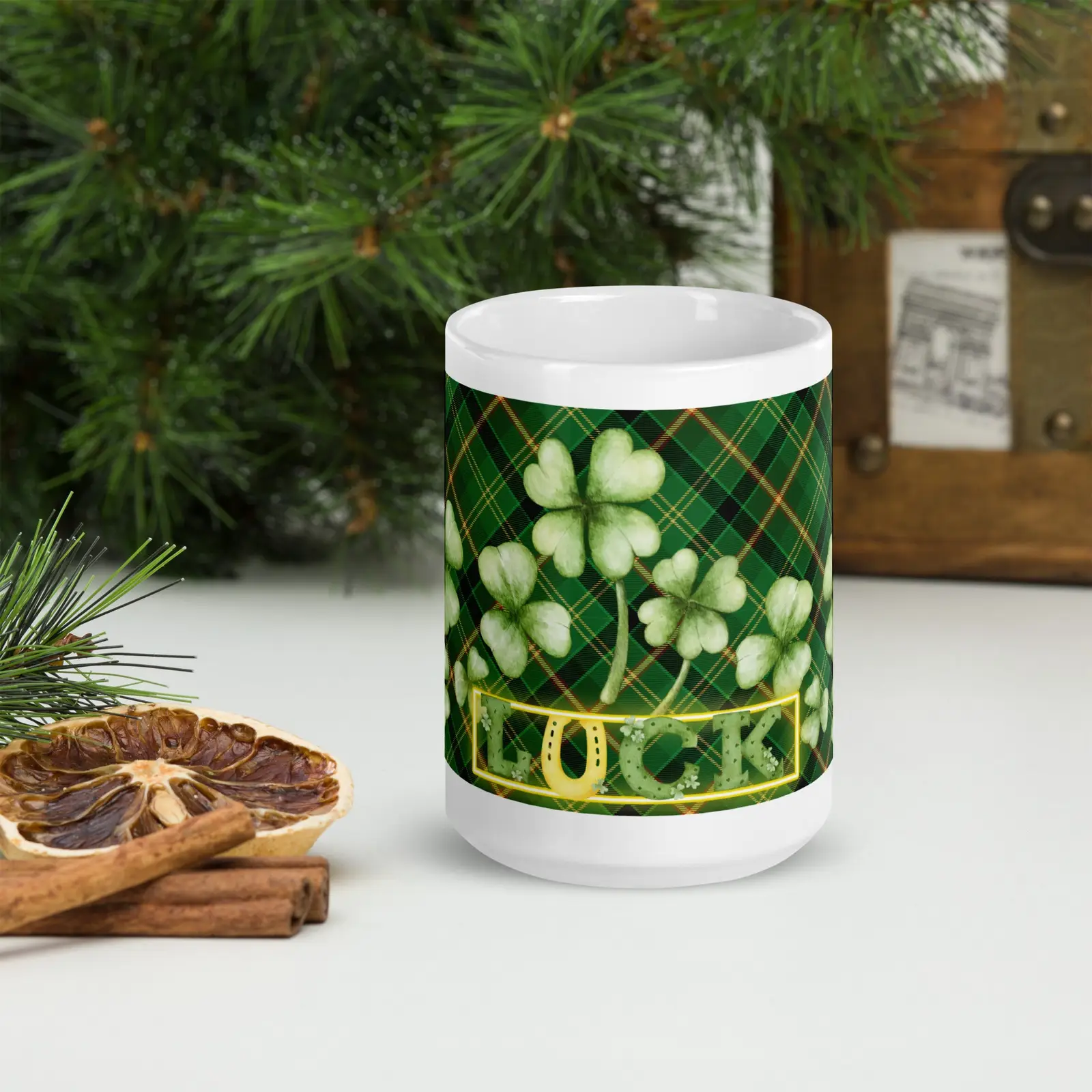 St. Patrick's Day Shamrock Irish Lucky Classic Ceramic Mug: Specialized Design