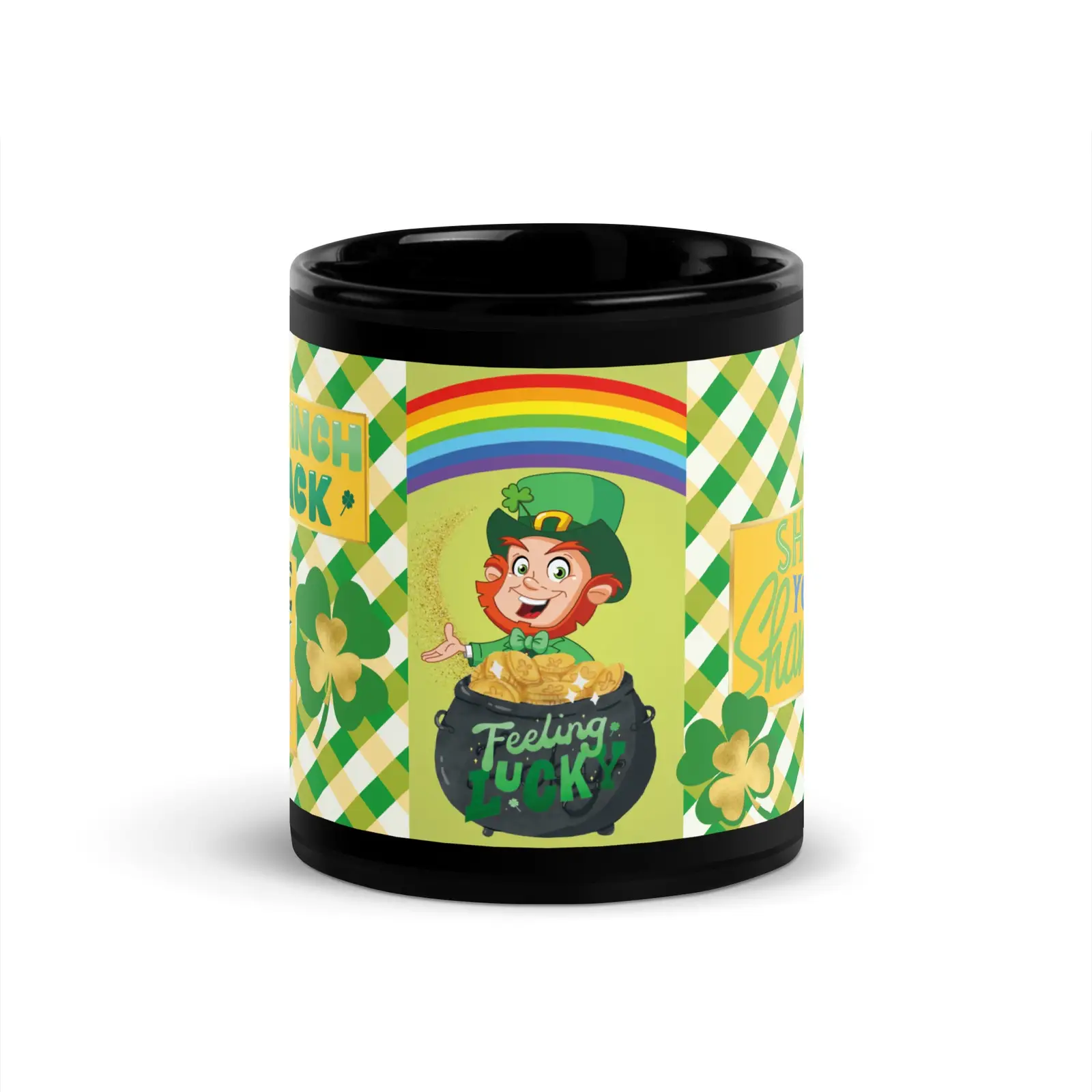 St. Patrick's Day Shamrock Irish Lucky Classic Ceramic Mug: Specialized Design