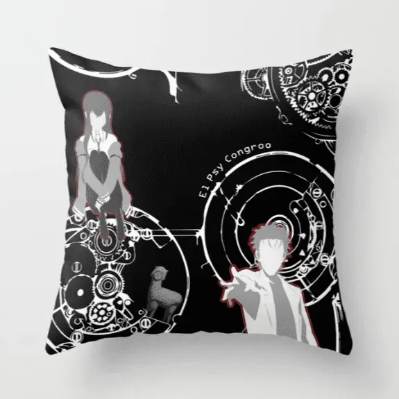 Steins Gate Fanart Cushion For Anime Fans