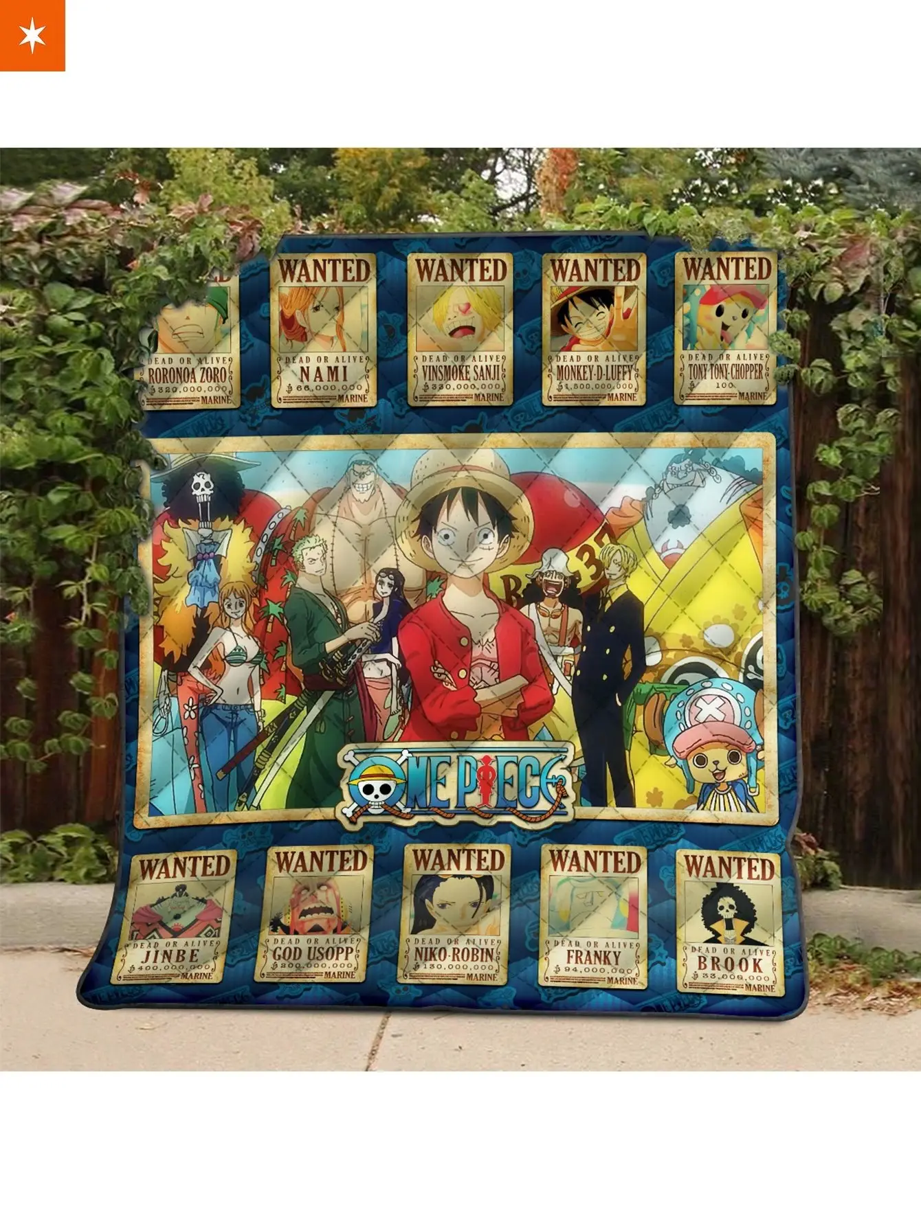 Straw Hat Bounty Quilt Blanket