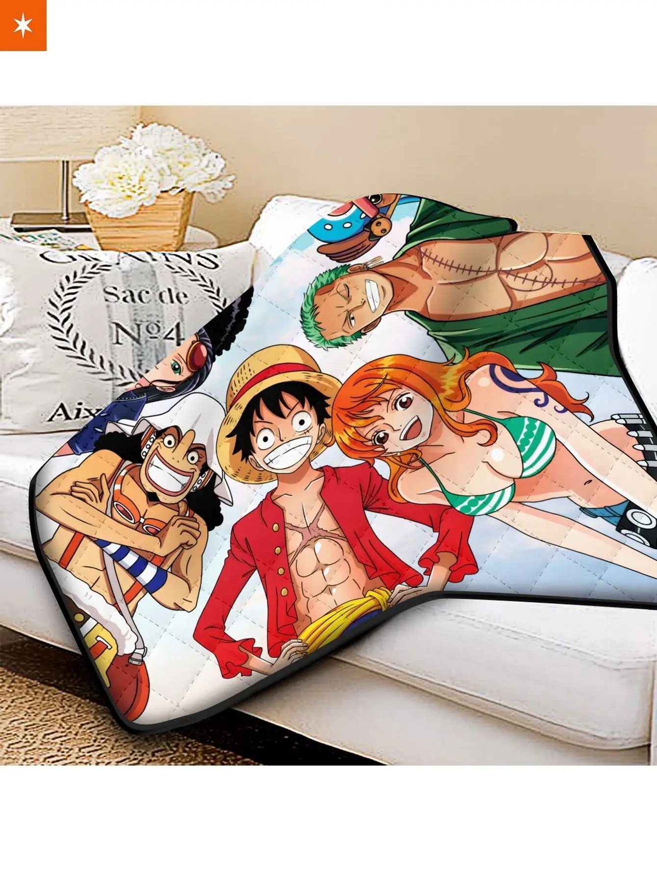 Strawhat Crew Quilt Blanket
