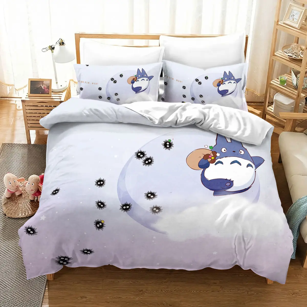Studio Ghibli Chu Totoro Moon Dream Bed Set