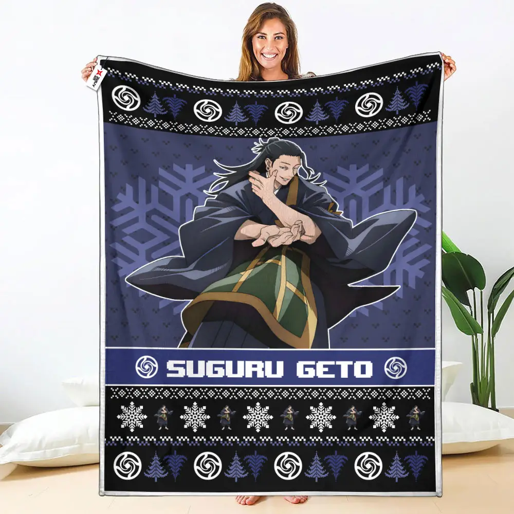 Suguru Geto Blanket Custom Anime