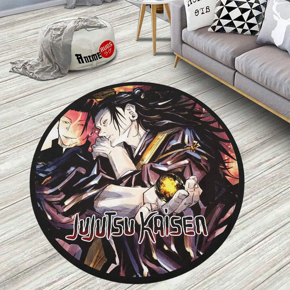 Suguru Geto Skid-Proof Round Rug