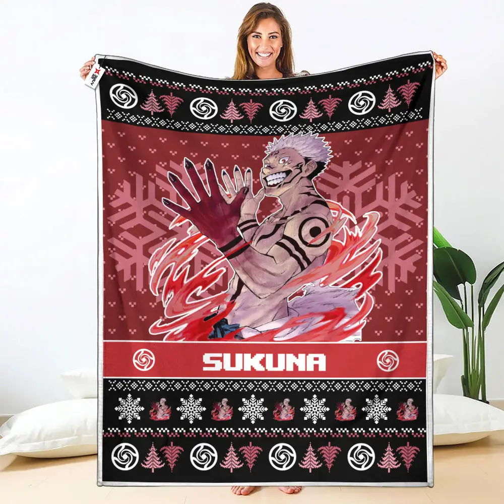 Sukuna Ryoumen Blanket Custom Anime
