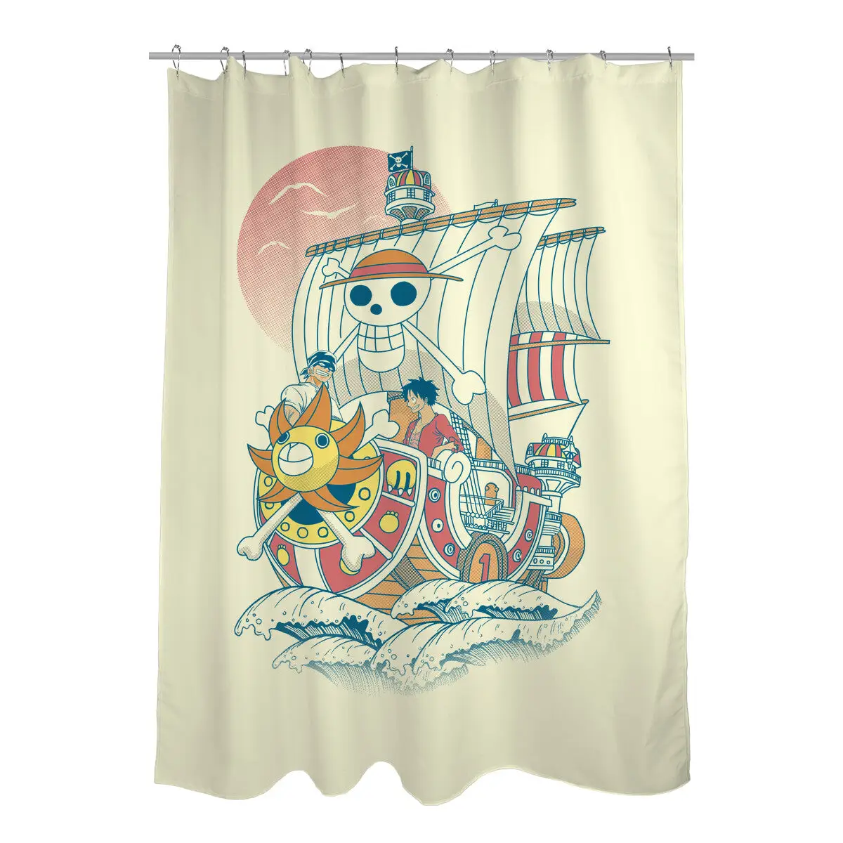 Sunny Ship Shower Curtains
