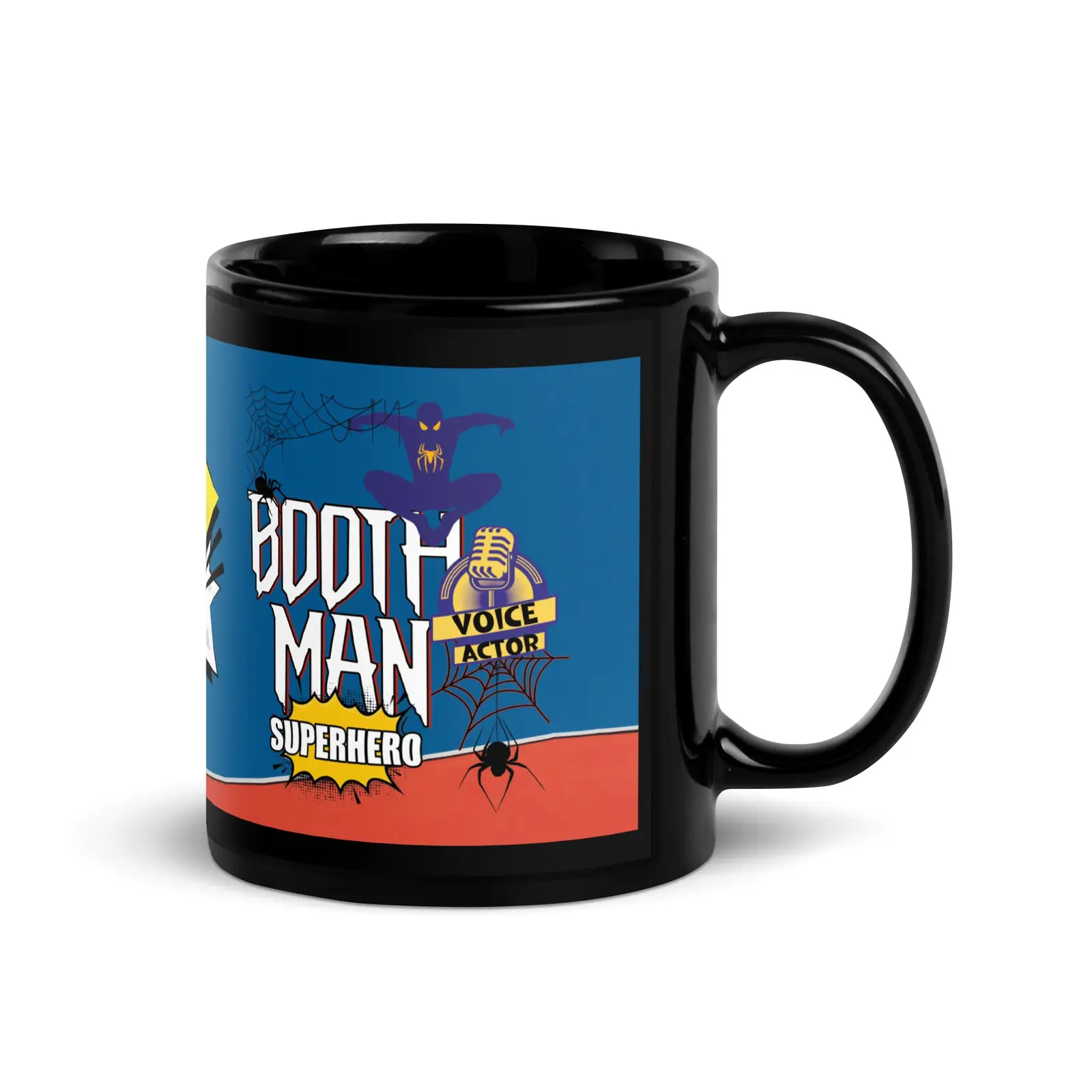 Super Boothman: Loving the Booth Mojo: Classic Ceramic Black Glossy Mug