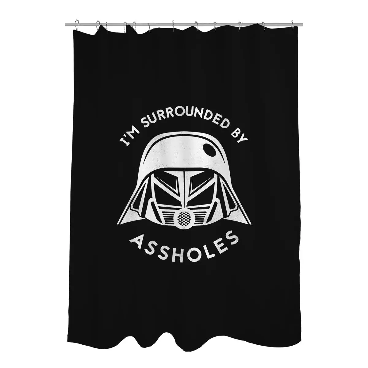 Surrounded By Assholes Shower Curtains