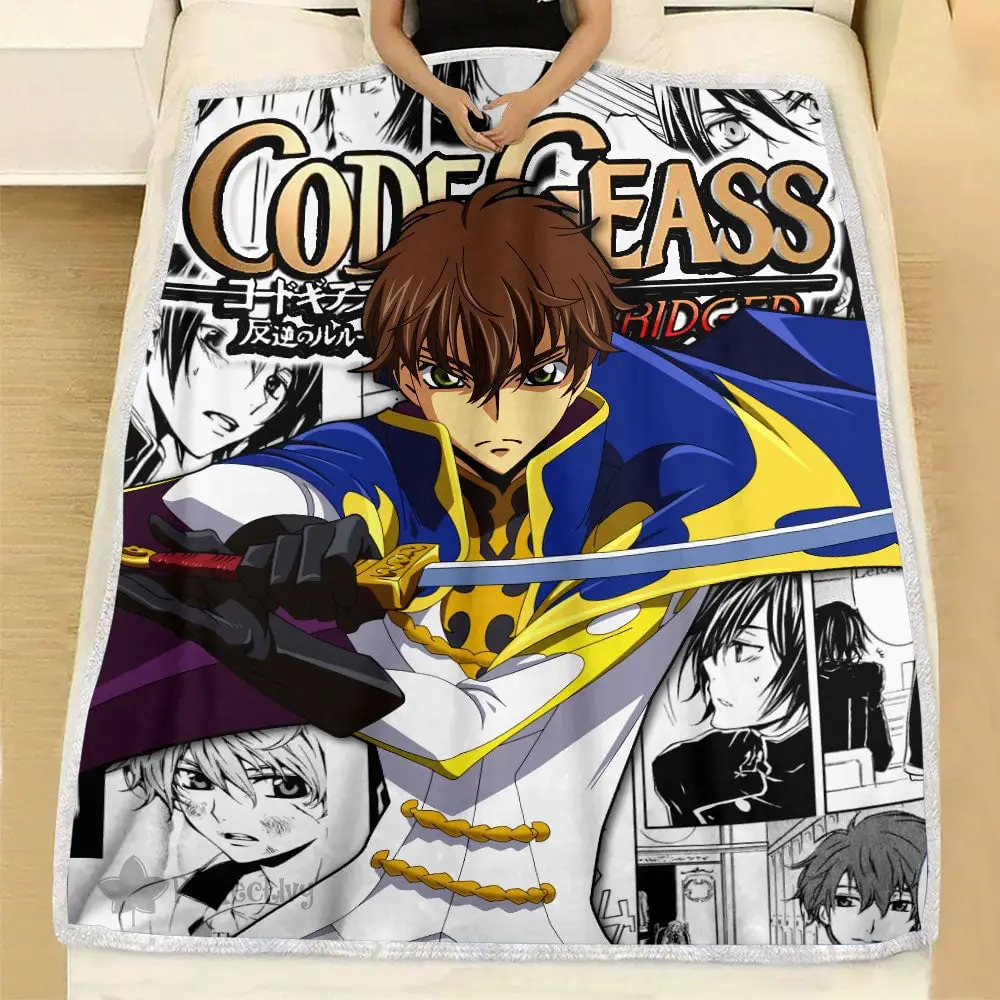Suzaku Kururugi Blanket Custom Code Geass Anime Manga Bedding Room