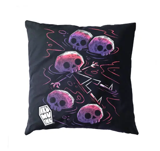 Swim With Me Pillow Cushion