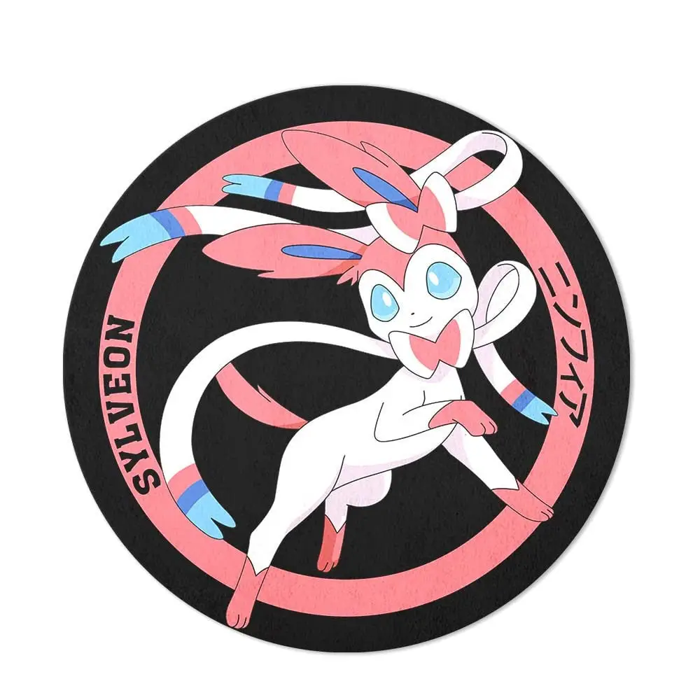 Sylveon Shaped Rug Custom Anime Room Decor