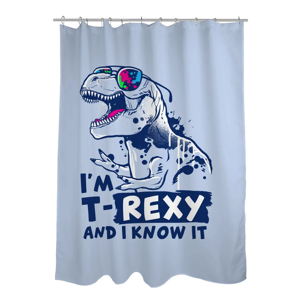 T-Rexy Shower Curtains