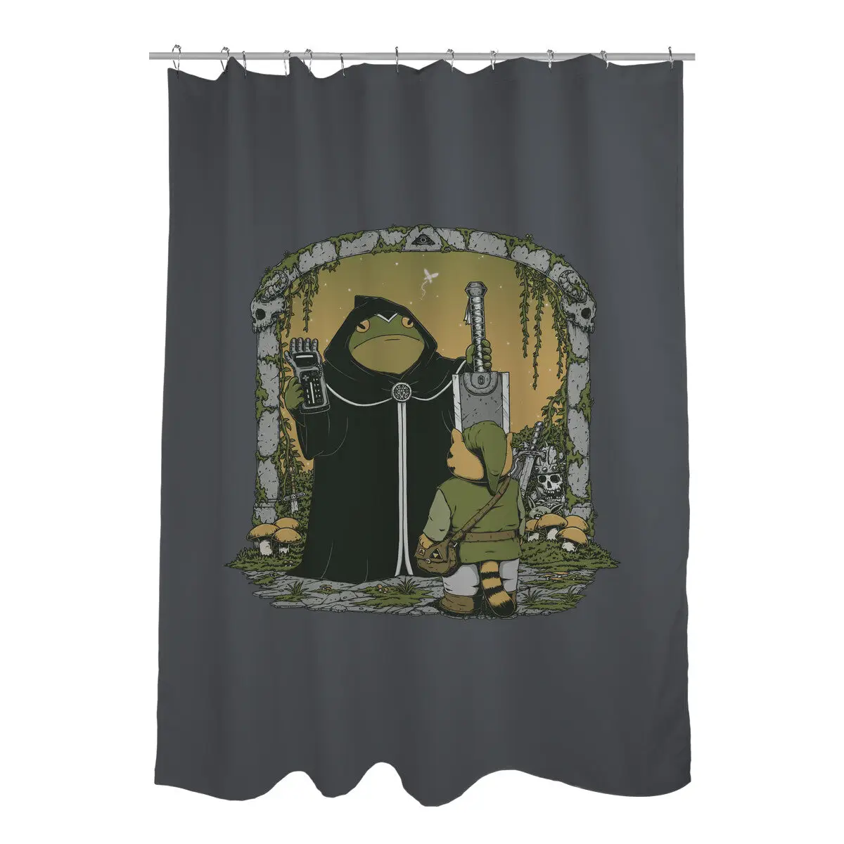 The Adventure Begins Shower Curtains
