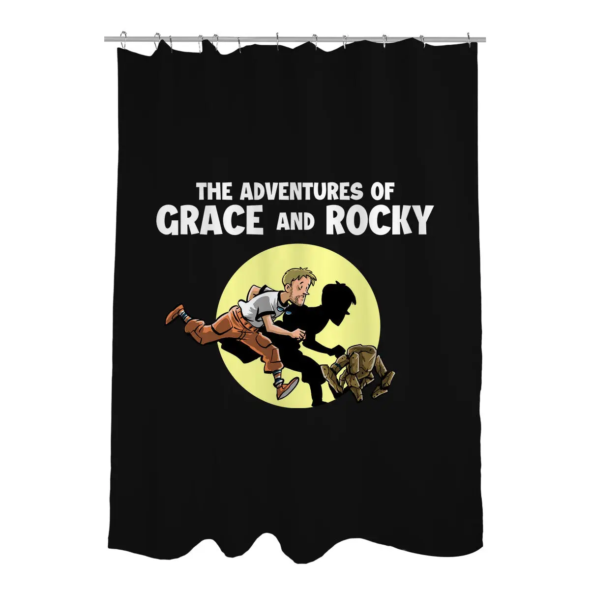 The Adventures Of Grace And Rocky Shower Curtains