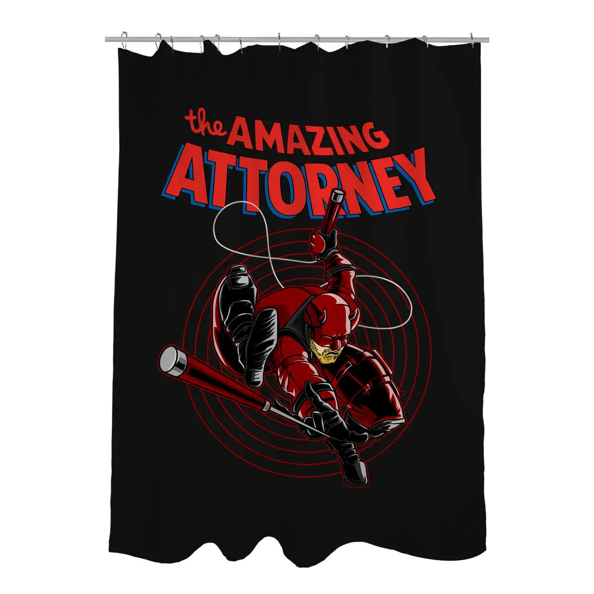 The Amazing Attorney Shower Curtains