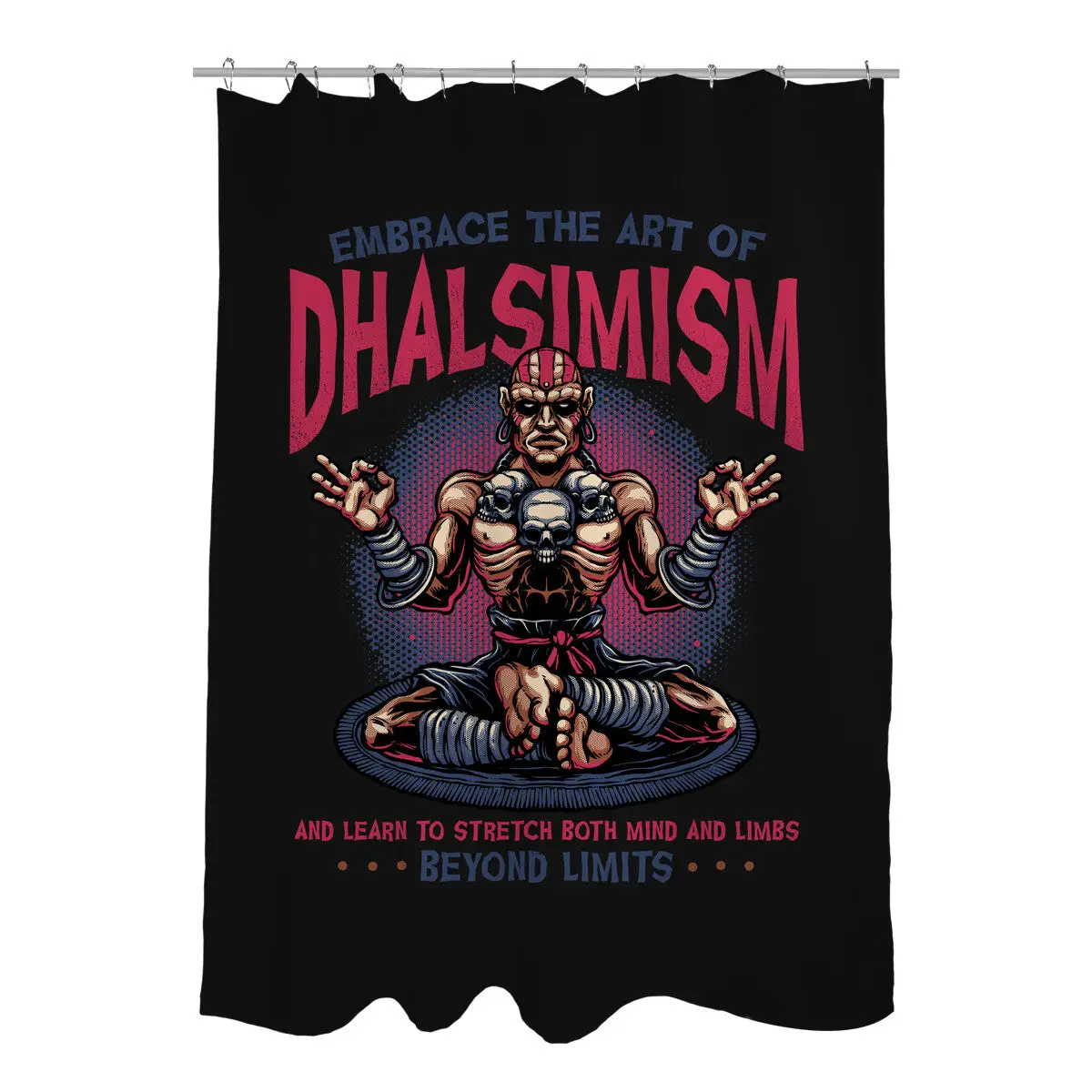 The Art Of Dhalsimism Shower Curtains