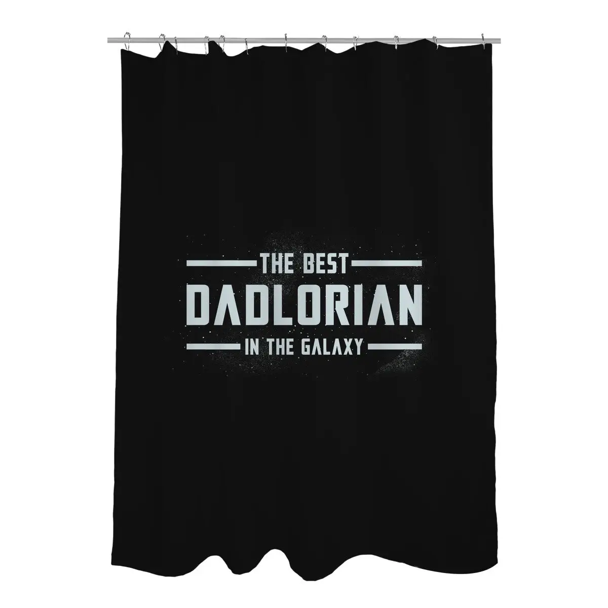 The Best Dadlorian In The Galaxy Shower Curtains