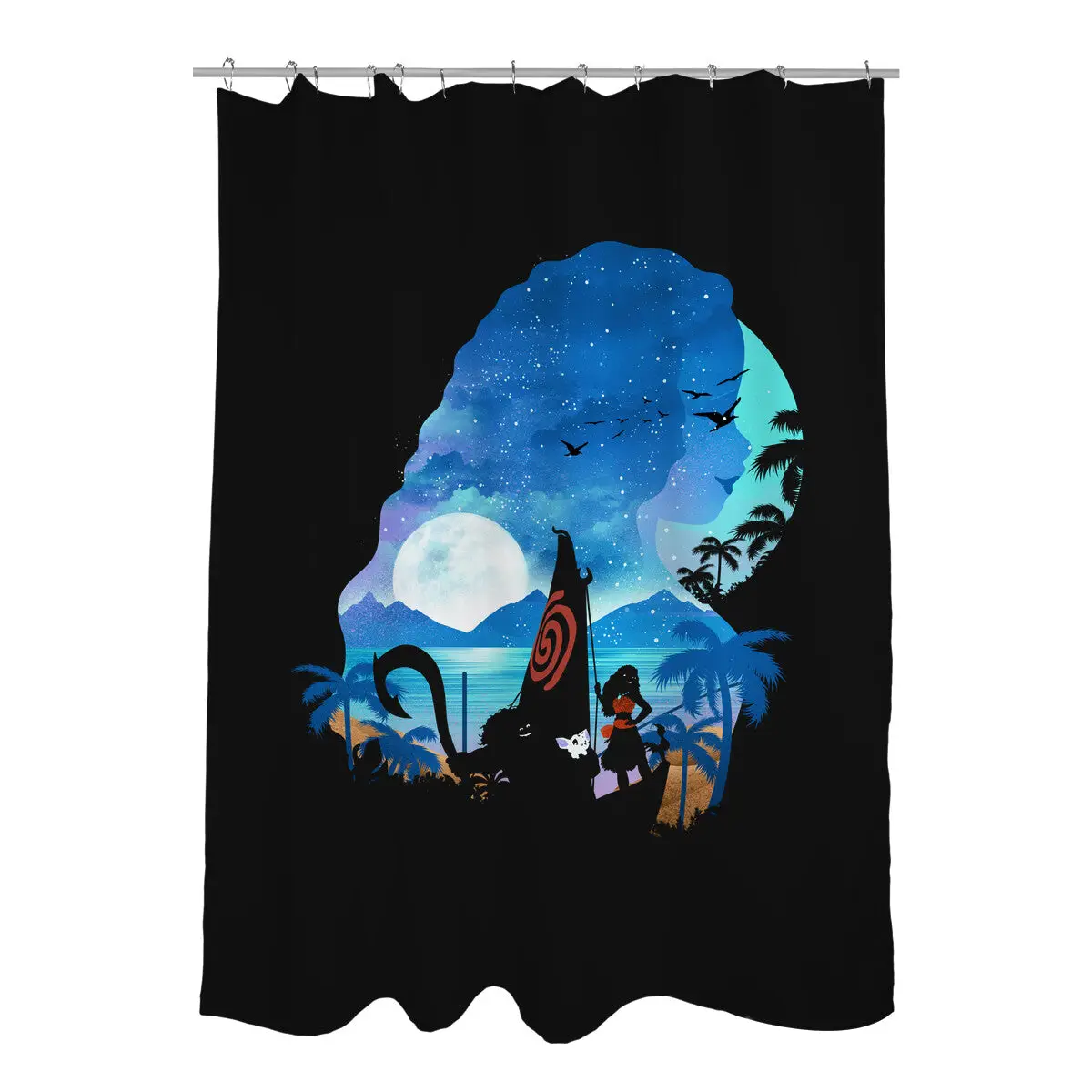 The Daughter Of The Sea Shower Curtains