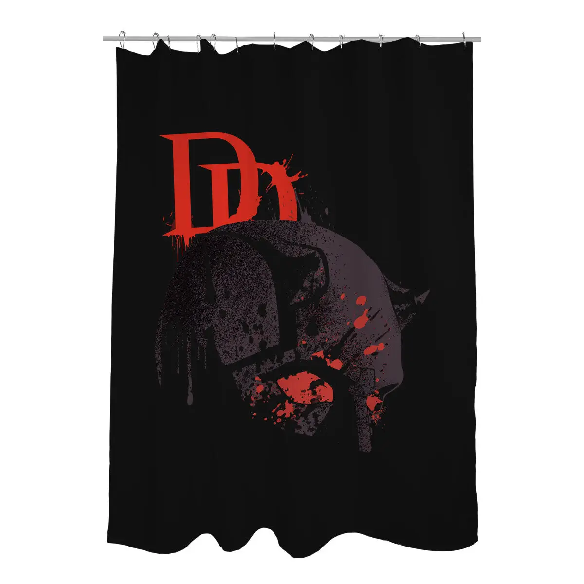The Devil Mask Shower Curtains